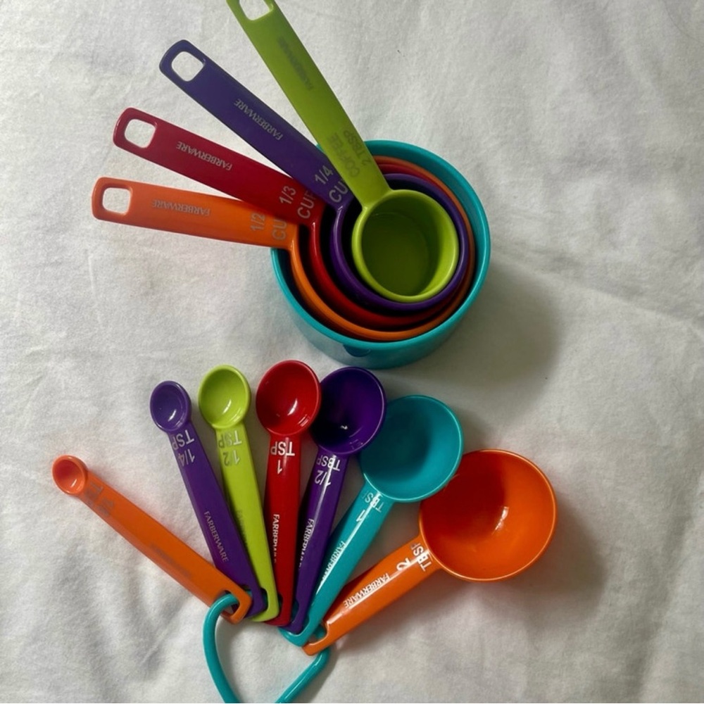 Colorful Nested Measuring Cups & Spoons Set